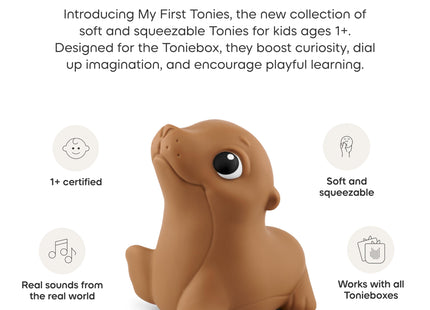 My First Tonies: Ocean Set - Seagull, Seal, and Dolphin Soft and Squeezable Audio Toy Figurines