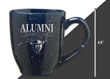 Rico Industries NCAA Maine Black Bears Alumni 16 oz Team Color Laser Engraved Ceramic Coffee Mug