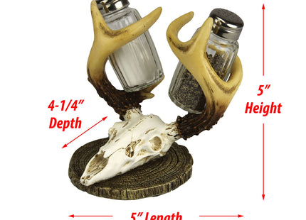 Rivers Edge Products Rivers Edge Products Decorative Salt and Pepper Shakers Set, Euro Deer