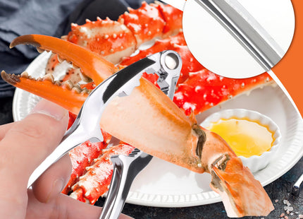 8 Pcs Crab Crackers and Tools Set, Crab Leg Cracker Tools for Seafood Nut
