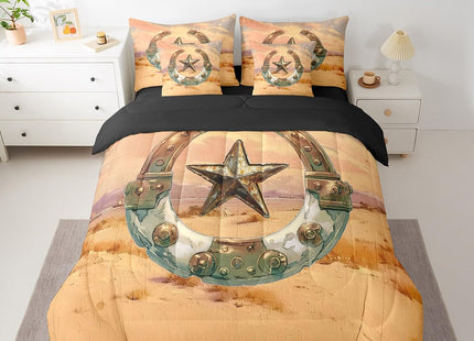 Erosebridal Taxas Stars 7 Piece Comforter Twin Size for Kids Boys