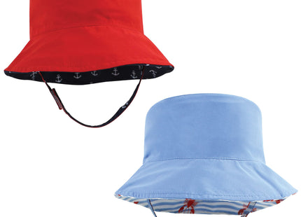Hudson Baby Unisex Baby Sun Protection Hat, Anchor Lobster, 12-24 Months