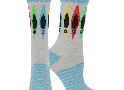 WHD Canoe Crew Socks for Women & Men | Gray Heather, Large | 1-Pack