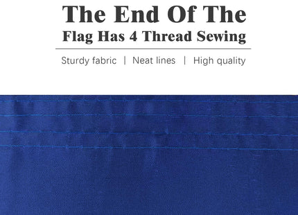 Maine State Flag 3x5 Outdoor Double Sided 3 Layers Polyester State of Maine Flags Sewing 4 Rows of Thread with Durable Canvas Header and Brass Grommets Maine Decor for Indoor Wall Room