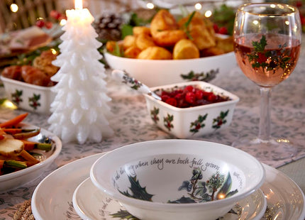 Portmeirion The Holly & The Ivy Salad Plates, Set of 6 - Festive Tableware