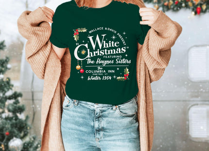 Christmas Shirts for Women Santa Christmas Pine Tree T-Shirt Green