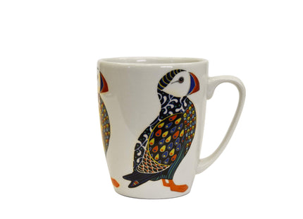 Churchill Paradise Birds Puffin Fine China Gift Coffee Mug, Made In England