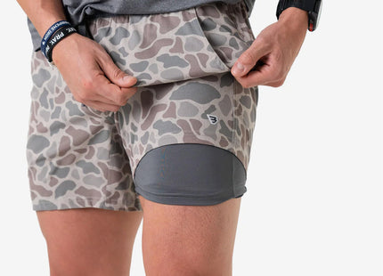 BURLEBO Athletic Short - Classic Deer Camo