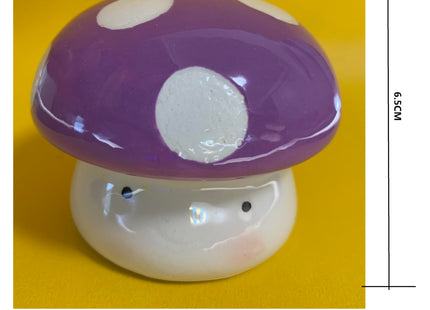 Ceramic 3D Mushroom-shaped Pattern DIY Salt and Pepper Seasoning Set - Stylish and Functional Tableware for Kitchen and Dining - Surprise Gift (Mushroom)