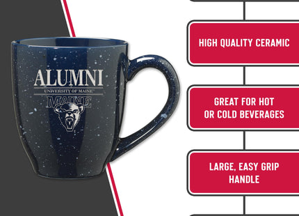 Rico Industries NCAA Maine Black Bears Alumni 16 oz Team Color Laser Engraved Ceramic Coffee Mug