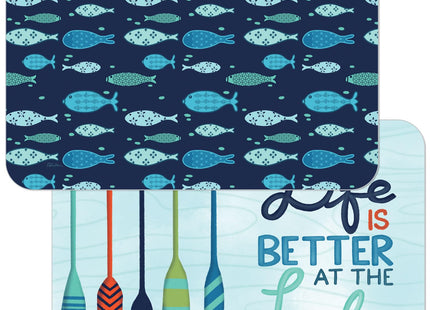 CounterArt Better at the Lake Reversible Easy Care Placemat 4 Pack