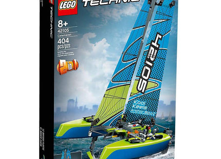 LEGO Technic Catamaran 42105 Model Sailboat Building Kit (404 Pieces)