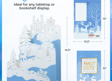 WhatSign Woodland Advent Calendar 2026 - Christmas Countdown Calendar