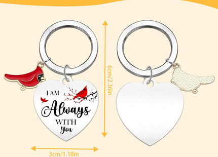 EoBeCy Cardinal Memorial Keychain