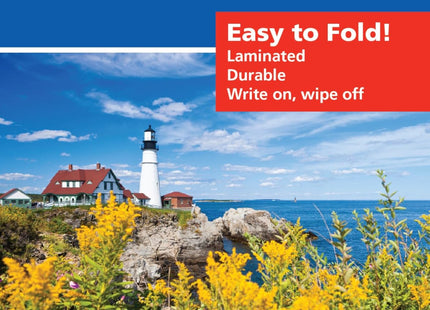 Rand McNally Easy to Fold: Maine State Laminated Map