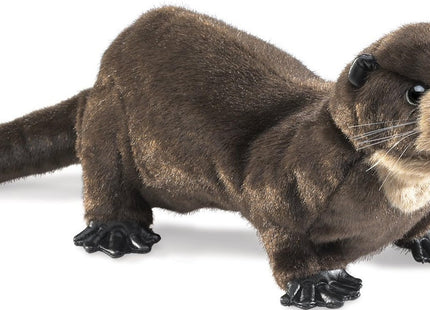 Folkmanis River Otter Hand Puppet, Brown, 1 EA
