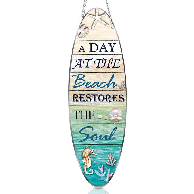 Coastal Beach Wall Decor Sign for Bathroom Decorations, Novel Style