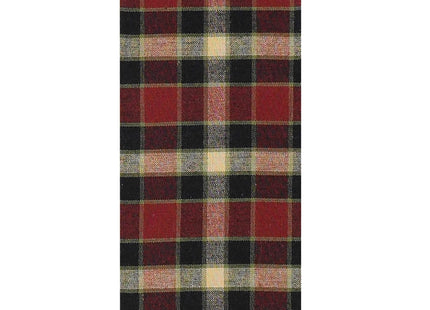 Park Designs Concord Black Bear Napkin Set of 4, Red