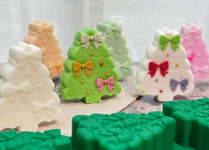 Christmas Tree Silicone Molds 2 Pack Christmas Chocolate Molds for Baking 3D Christmas Cake Mold Holiday Candle Resin Mold Xmas Pine Tree Soap Ice Cube Mold for Jello Cake Festival Home Decoration