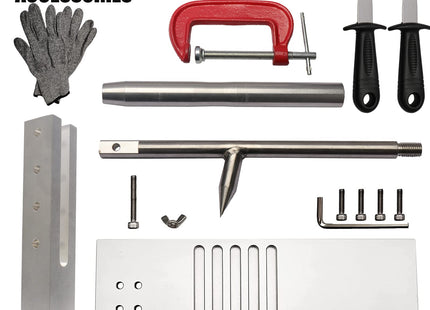Colinktool Oyster Shucker Tool Set, Adjustable Oyster Clam Opener Machine