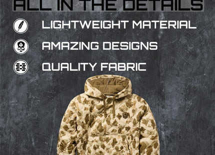 Zero Foxtrot Woobie Hoodie - ERDL Woodland