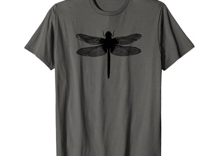 Dragonfly Minimalist Silhouette Insect Dragonfly Dragon Fly T-Shirt