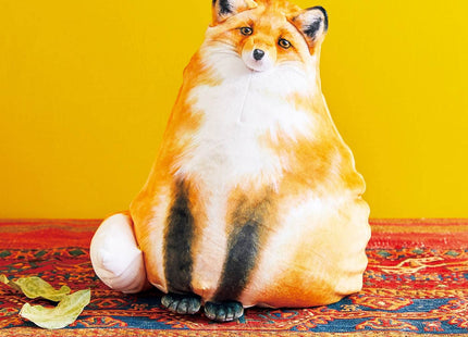 Sew Butiful Soft Fox Plush Pillow, 10" Fox Stuffed Animal