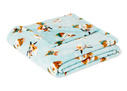 Amazon Basics Kids Super Soft Fleece Blanket, Ultra-Soft Lightweight Throw for Children, 50 x 60 inches, Forest Friends