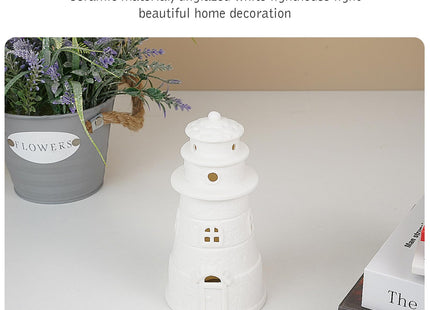 Lighthouse Book Shelf Decor Aesthetic Beach Themed Room Decor 6.3Inch