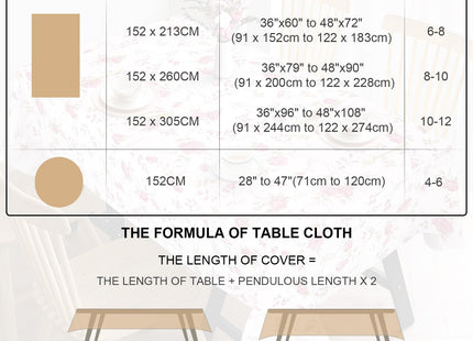 Arquiel Red Christmas Tablecloth 60 x 84 Inch Rectangular, Snowman Print
