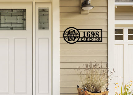 Custom House Address Numbers Metal Sign | Custom Home Street Number Gate Fence or Front Door Plaque | Realtor Closing Gift | Outdoor Metal Number | Display Your Address and Street Name