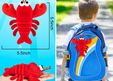 SYWHXY 12Pack Lobster Toy Cute Plush Lobster Stuffed Animal Doll for Kids