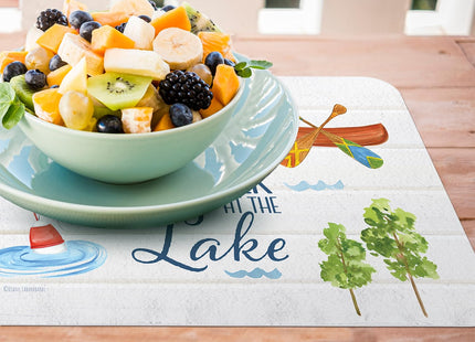 CounterArt Lake Living Reversible Easy Care Placemat 4 Pack