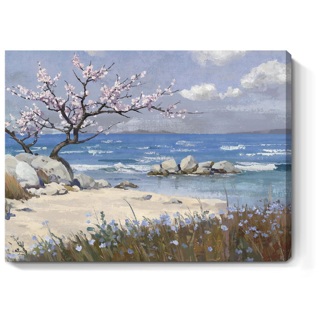 amatop Coastal Wall Art Small Bathroom Bedroom Kitchen Decor, 16x12 In