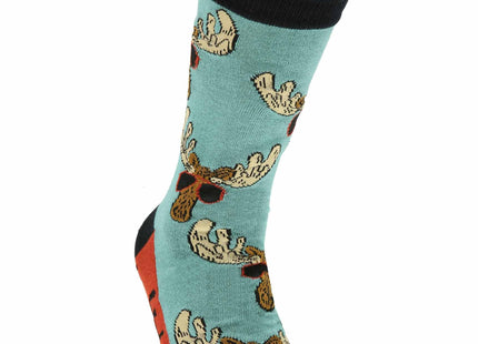 Lazy One Men and Women's Funny Socks, Gag Gifts For Men (Don't Moose)