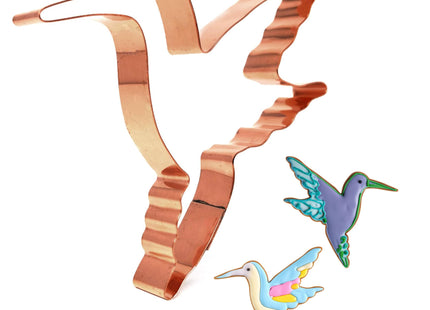 Hummingbird Cookie Cutter, 5" Copper Handcrafted in USA