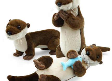 Hideekoog Sea Otter Stuffed Animals for Kids,Upward Posture Otter Ocean Cute Animal Plush Toy Birthday Gift for Boys Girl Children（Upward）