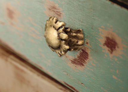 BestGiftEver Faux Antler Cabinet Knobs - Resin Rustic Drawer Pulls 4 Pack