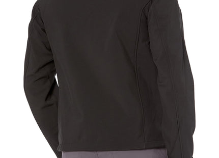 Amazon Essentials Men's Water-Resistant Softshell Jacket, Black, Large