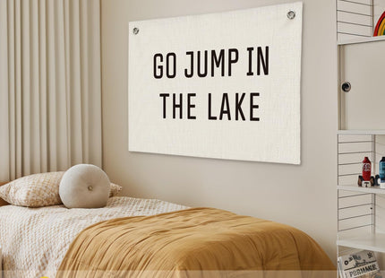 MOFUYU Lake House Decor Banner,Lake House Gifts for Lake Lovers
