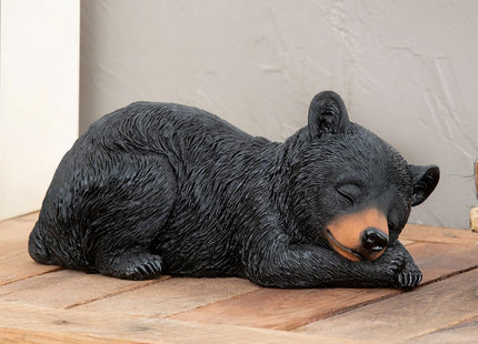 BLACK FOREST DECOR Sweet Dreams Bear Sculpture 11.5" Wx6 Dx5.5 H