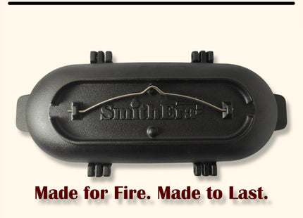 SmithEra Cast Iron Potato Baker with Lid for Grill, Oven & Campfire