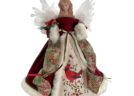 16" Cardinal Angel Tree Topper