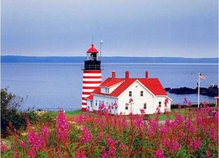Lighthouse Portland Maine Three Set 8x10 Picture Ocean Landscape Wall Decor Art Print Posters