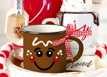 Paayna Christmas Gingerbread Man Mini Coffee Mug Set of 3