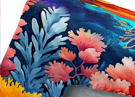 UEVBF Coastal Turtle Bedding Set Twin Size,1 Fitted Sheet+2 Pillowcases.
