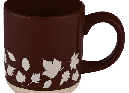 Sweet Water Decor Fall Leaves Coffee Mug, 14oz Stoneware Cute Autumn Cup