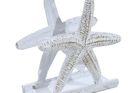 Park Designs Starfish Napkin Holder, White Iron