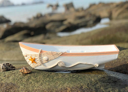 Wood Boat Nautical Themed Home Decorating Figure Decorative Ornament