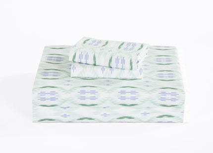 Chezmoi Collection Gregory 5-Piece Serene Lodge Bed in a Bag Twin Comforter Set - Green Blue Cactus Succulent Plant Printed Microfiber Bedding Set